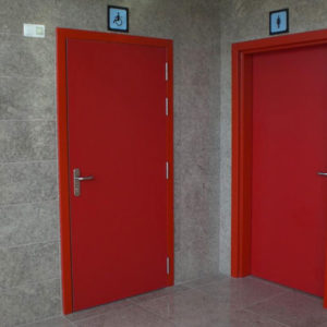 Puerta marco acero prelacado
