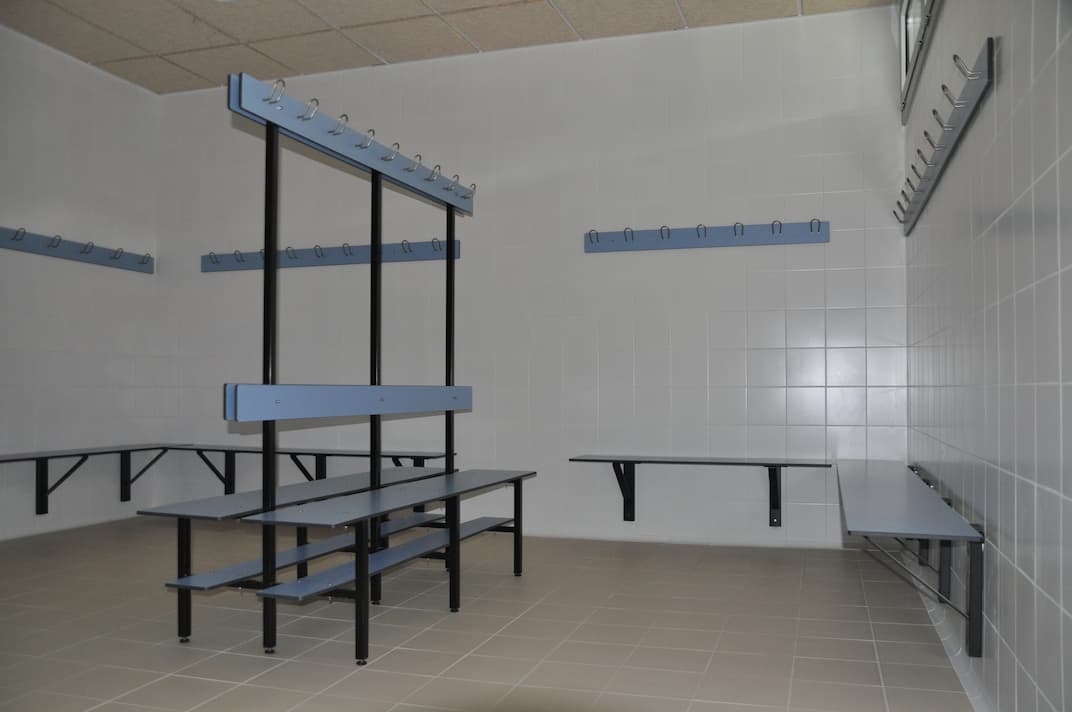 Bancos de vestuario para gimnasios